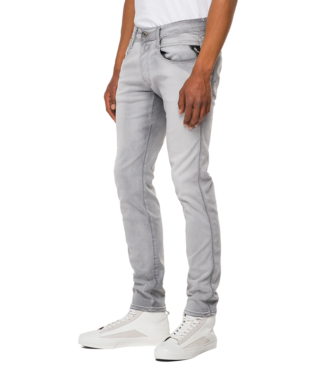 Hyper flex Re-used ホワイトシェード アンバス ジーンズ 詳細画像 ライトグレー 3